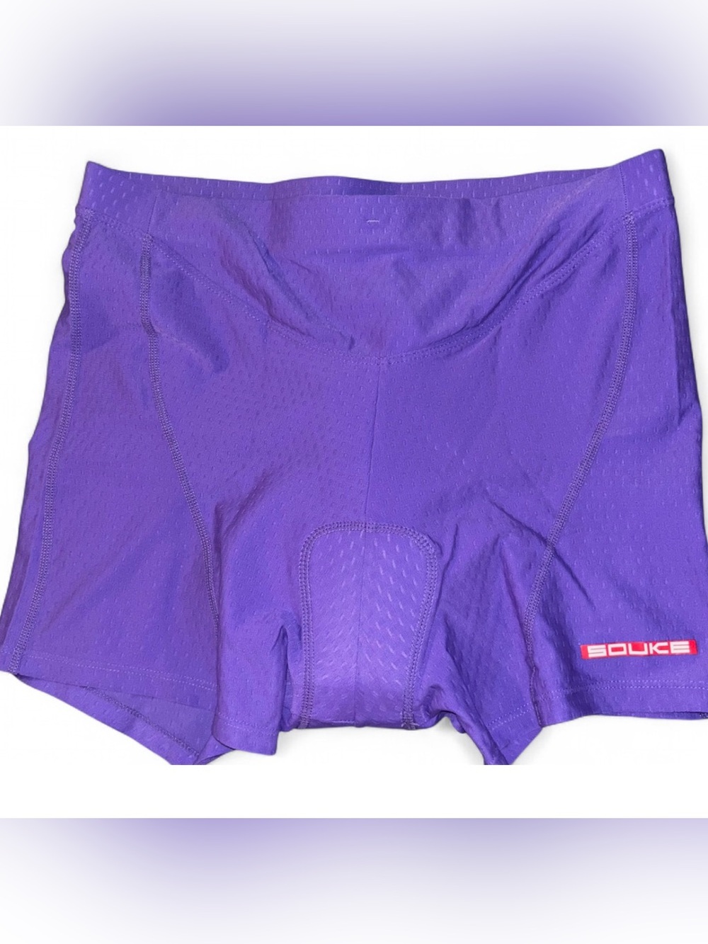 NWT Women’s Souke Sports Padded Cycling Bike Shorts Sz XL Purple Activewear